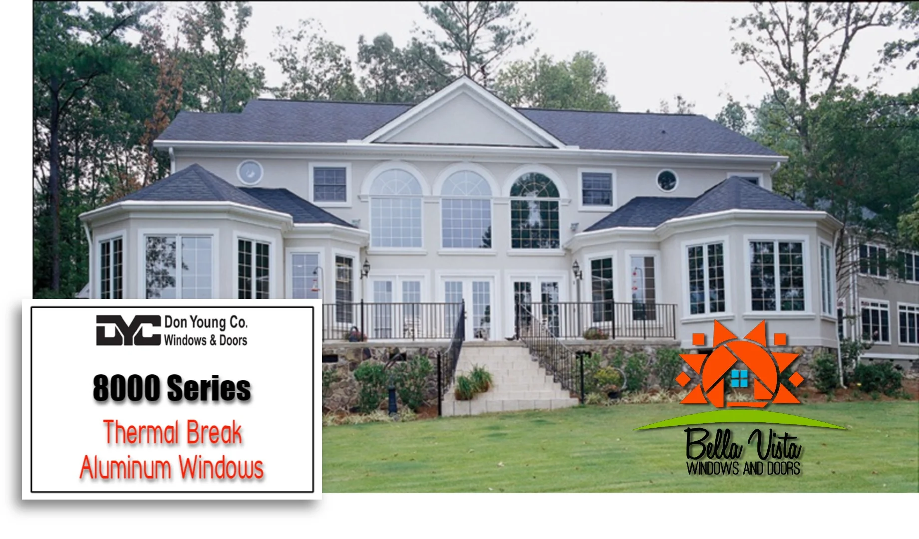 8000 Series Thermal Break Aluminum Windows
